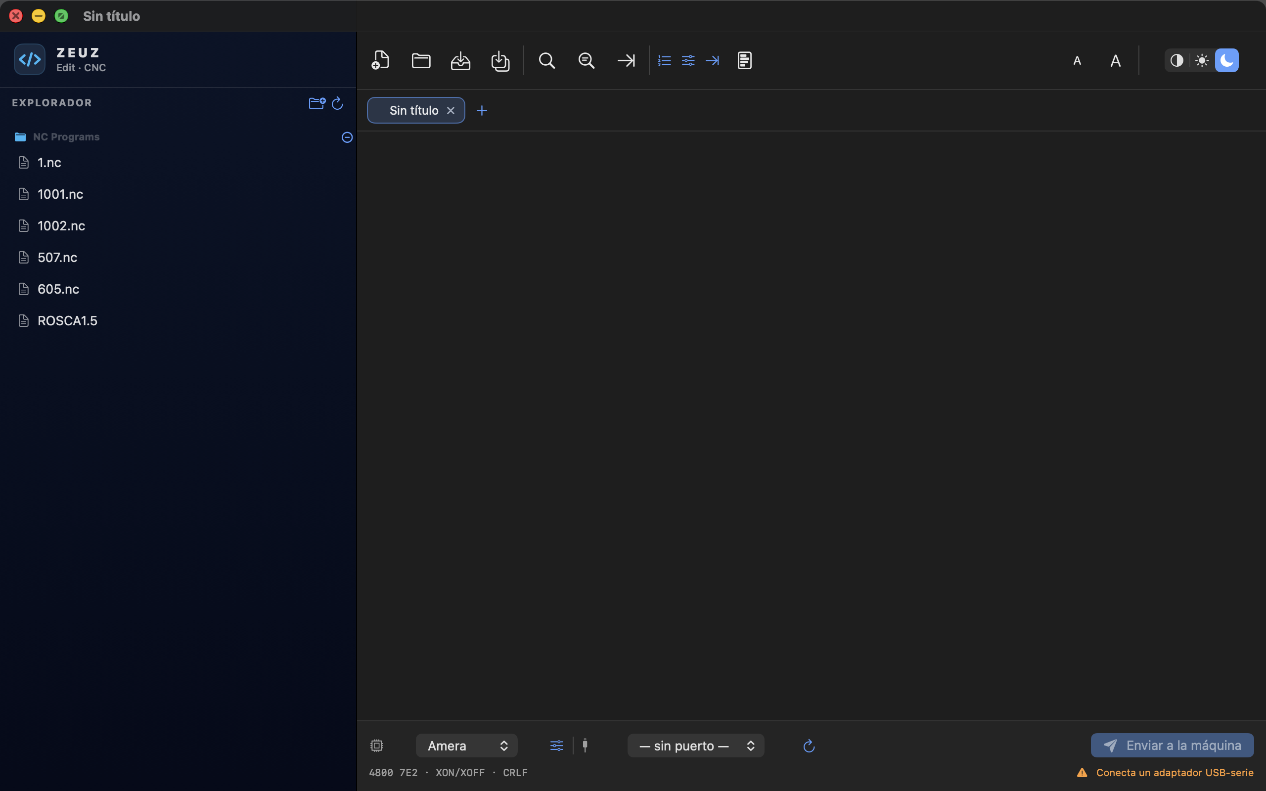 ZEUZ Edit main window with the file explorer, code editor, and the machine connection panel
